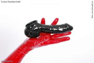 rubber penis omhulsel - R1308